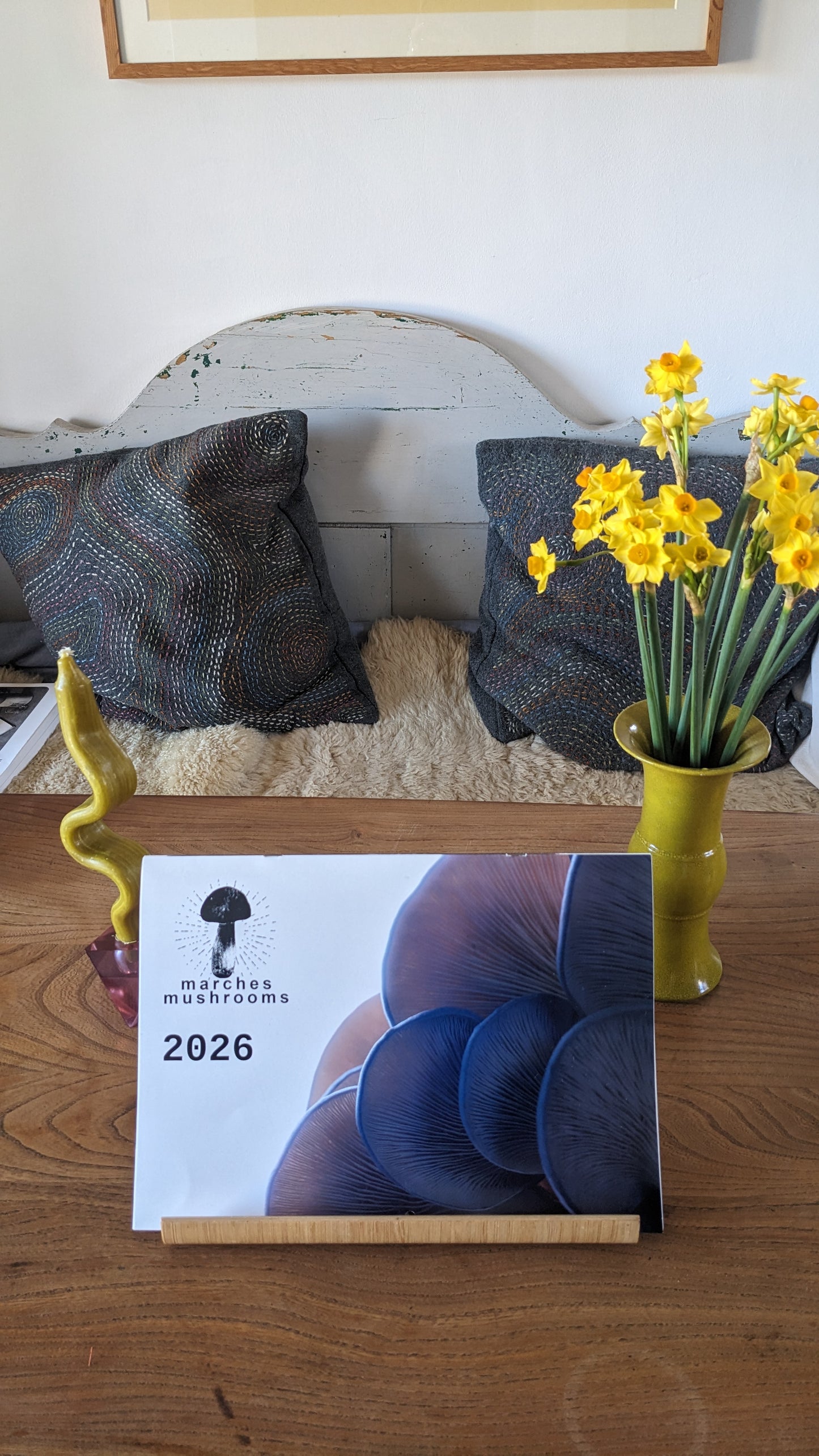 2026 mushroom wall calendar