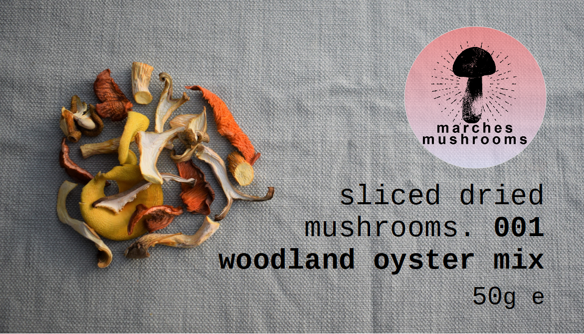 dried oyster mushroom mix